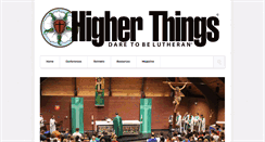 Desktop Screenshot of blog.higherthings.org